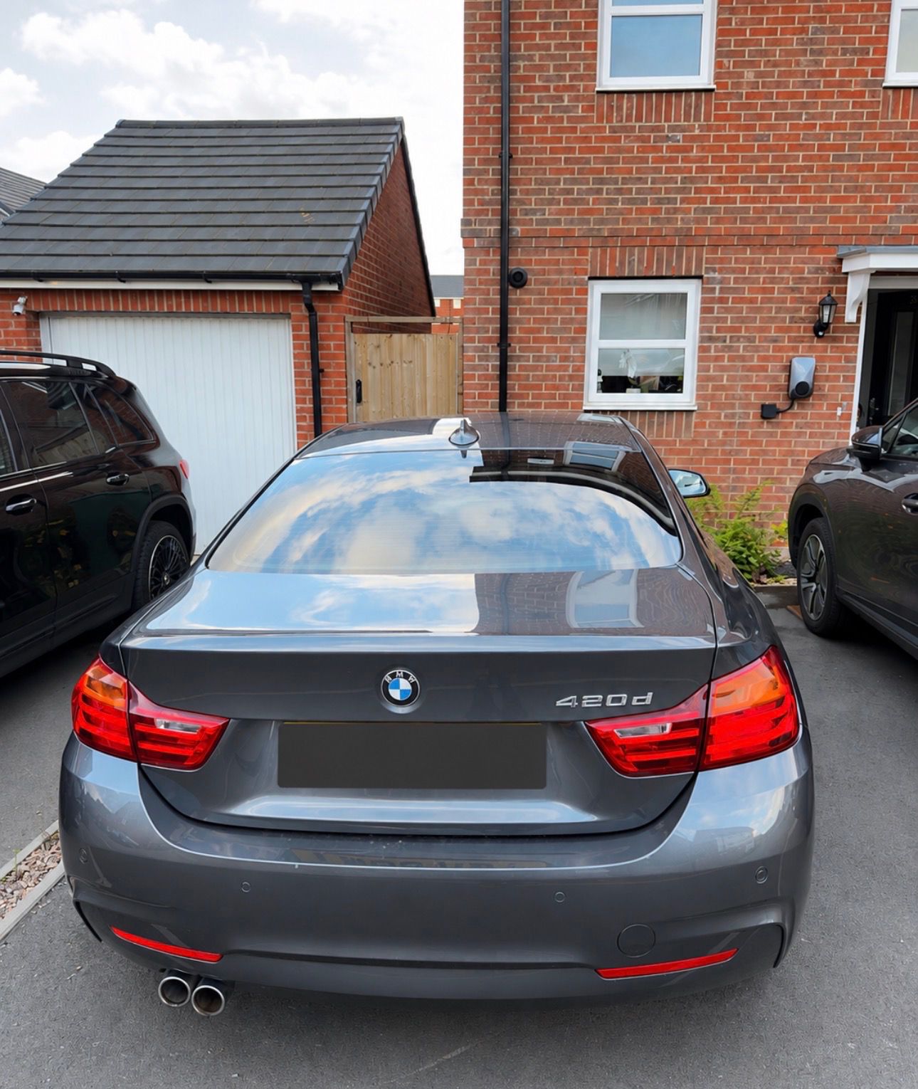 BMW 420d exterior before CarPlay activation