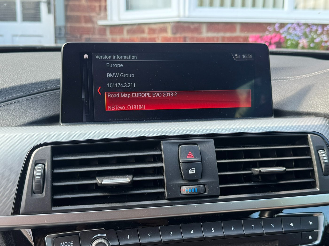 BMW F32 NBTevo iDrive version screen checked before CarPlay activation
